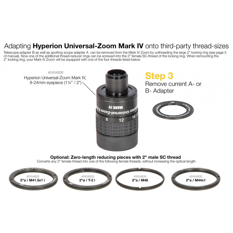 Adapter Baader Adaptateur 2" / M44 0 mm