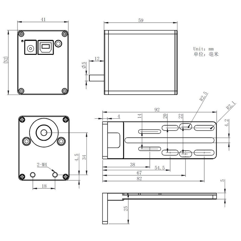 ZWO Focalisateur automatique électronique EAF Advanced