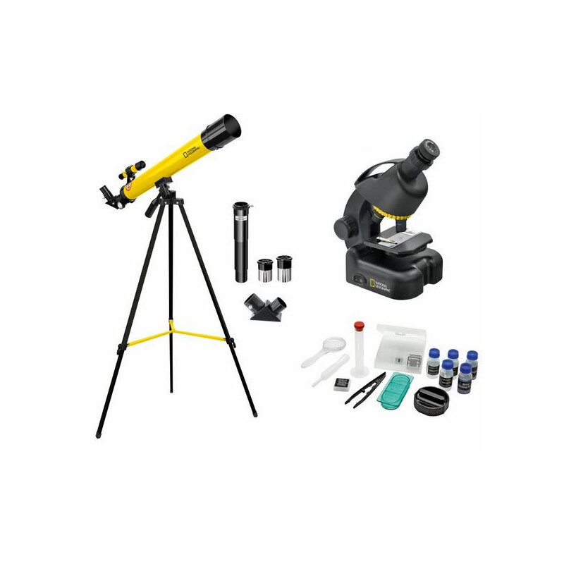 National Geographic Télescopes et microscopes en kit pour amateurs avertis