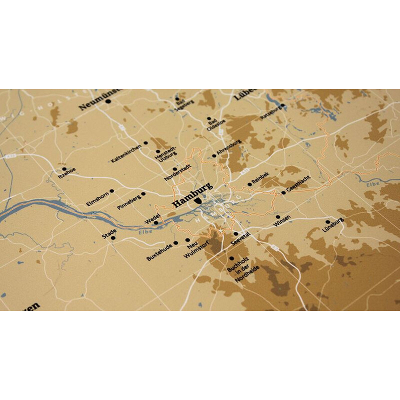 Marmota Maps Deutschlandkarte Atlas Retro