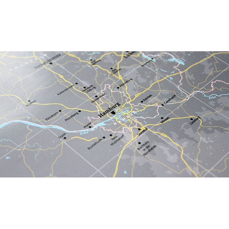 Marmota Maps Deutschlandkarte Map Grey