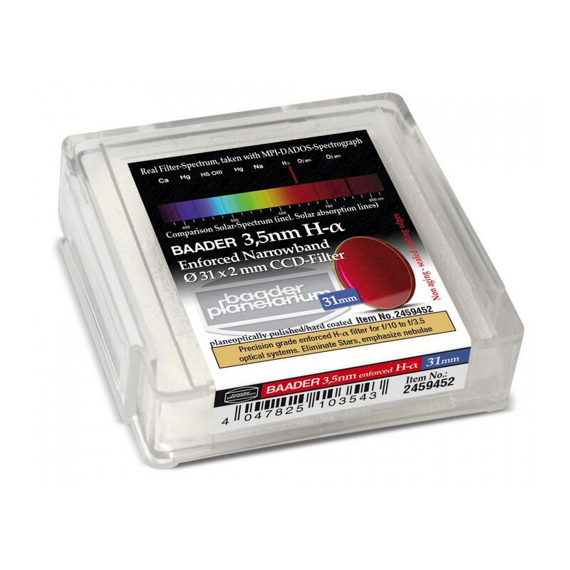 Baader Filtre CCD Ultra-Narrowband 3.5nm H-alpha 31mm