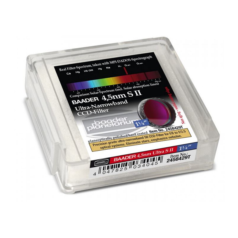 Filtre Baader Ultra-Narrowband 4.5nm S II CCD-Filter 1,25"