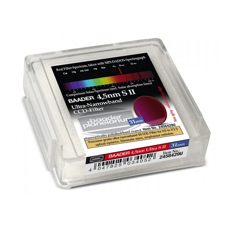 Baader Ultra-Narrowband 4.5nm S II Filtre CCD 31mm