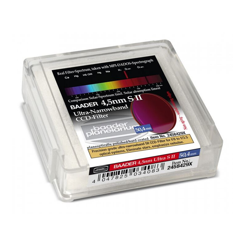 Baader Filtre CCD Ultra-Narrowband 4.5nm S II 50,4mm