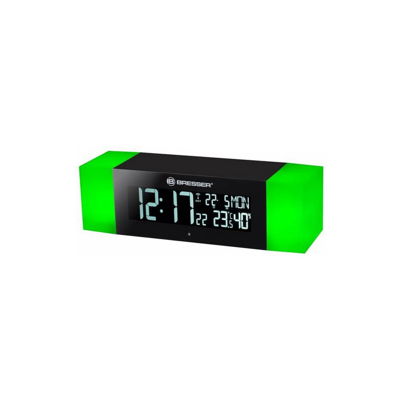 Horloge Bresser Radio-réveil FM lumineux avec fonction Bluetooth