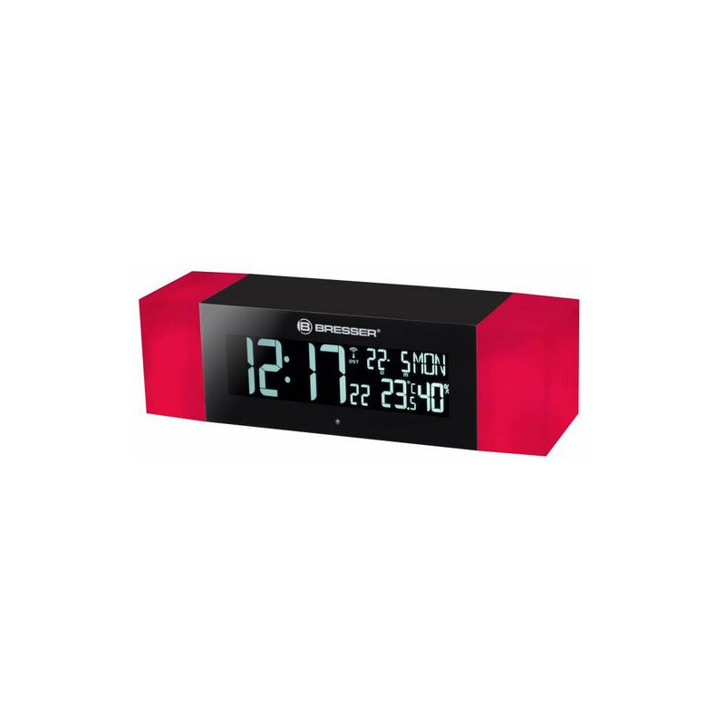 Horloge Bresser Radio-réveil FM lumineux avec fonction Bluetooth