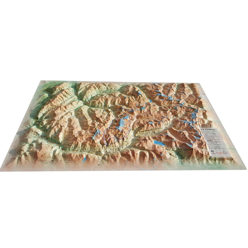 3Dmap Regional-Karte La Vanoise