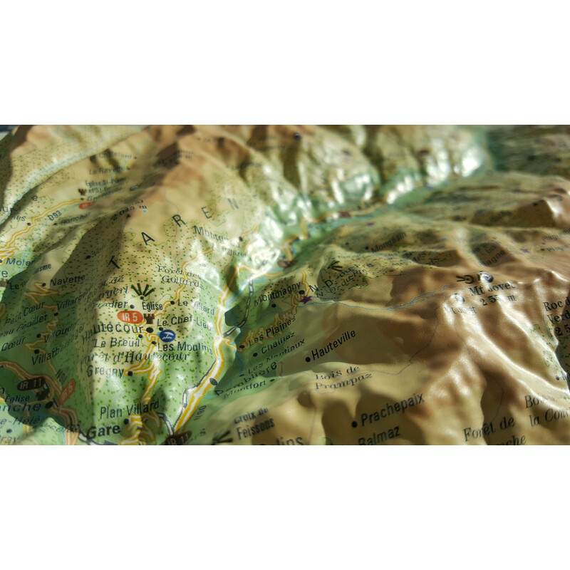 Carte régionale 3Dmap La Vanoise