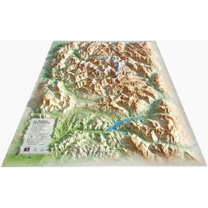 3Dmap Regional-Karte Le Massif des Ecrins