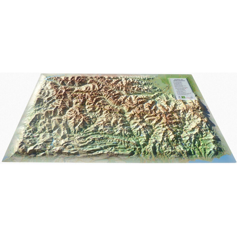 3Dmap Regional-Karte Le Massif du Mercantour