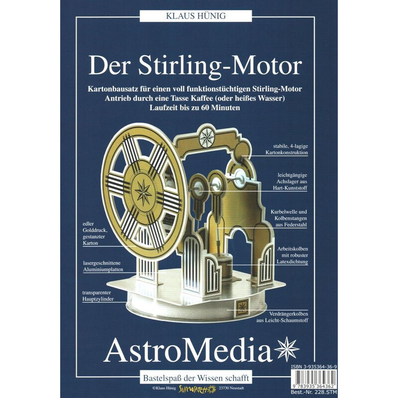 Kit AstroMedia Der Stirling-Motor