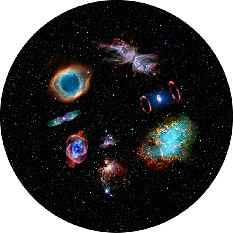 Redmark Dia für Bresser- und NG-Planetarium Nebulae