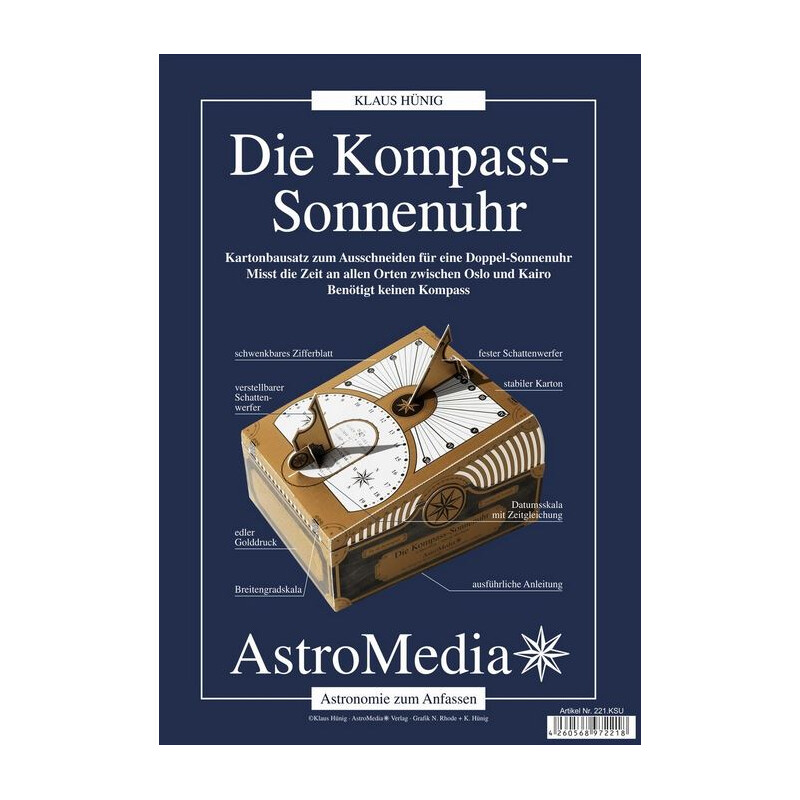 Kit AstroMedia Le Cadran Solaire Compas