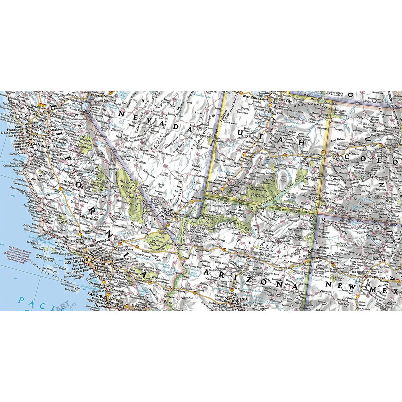 National Geographic Landkarte USA politisch (111 x 77 cm)