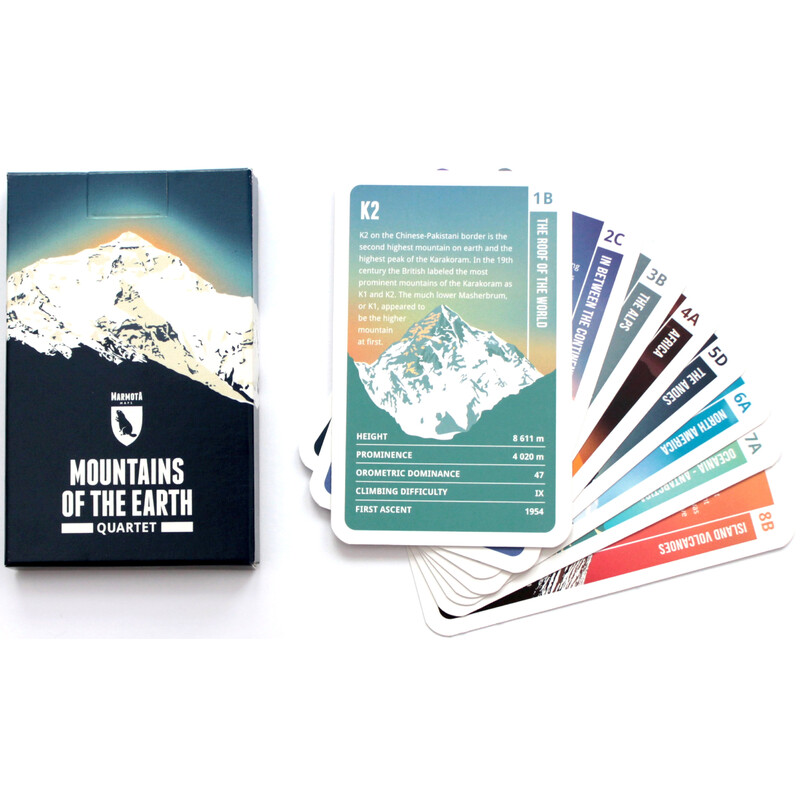 Marmota Maps Jeu de cartes Mountains of the Earth