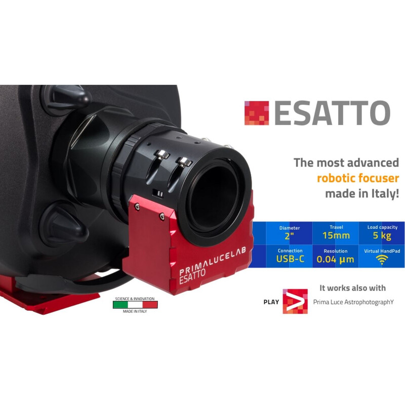Porte-oculaire Hélicoïdal Omegon Diamètre 50,8 Mm (2") - Pour Mise Au Point Précise En Astrophotographie