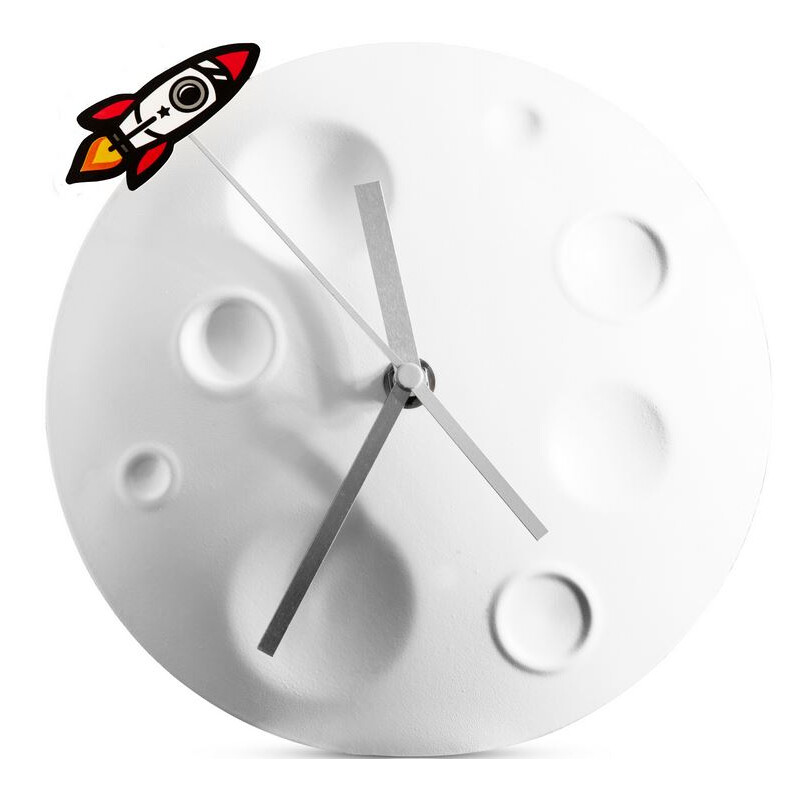 suck UK Uhr Rocket Moon Clock