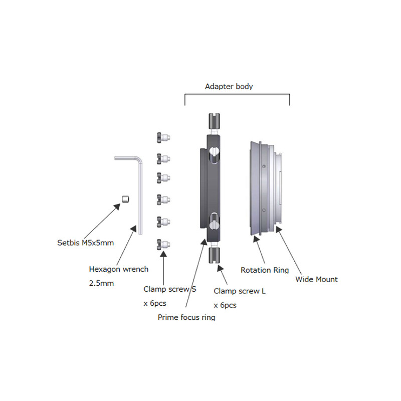 Adaptateur appareil-photo Vixen Adapter 60DX pour Nikon