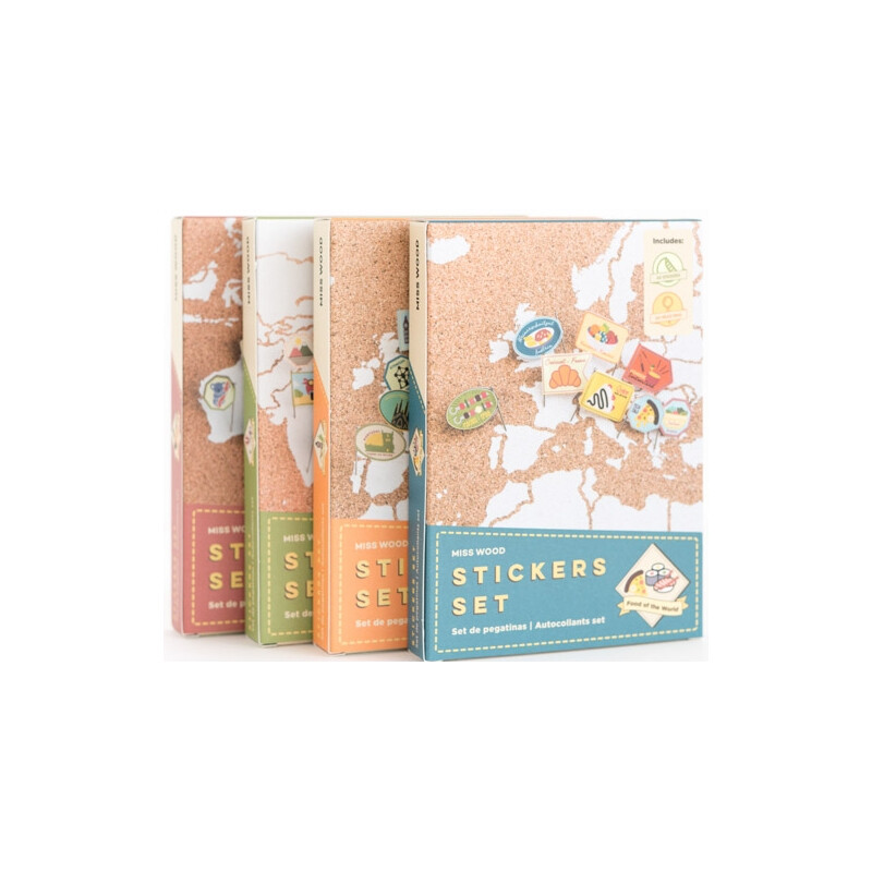 Miss Wood Pack d'autocollants (les 4 unités)