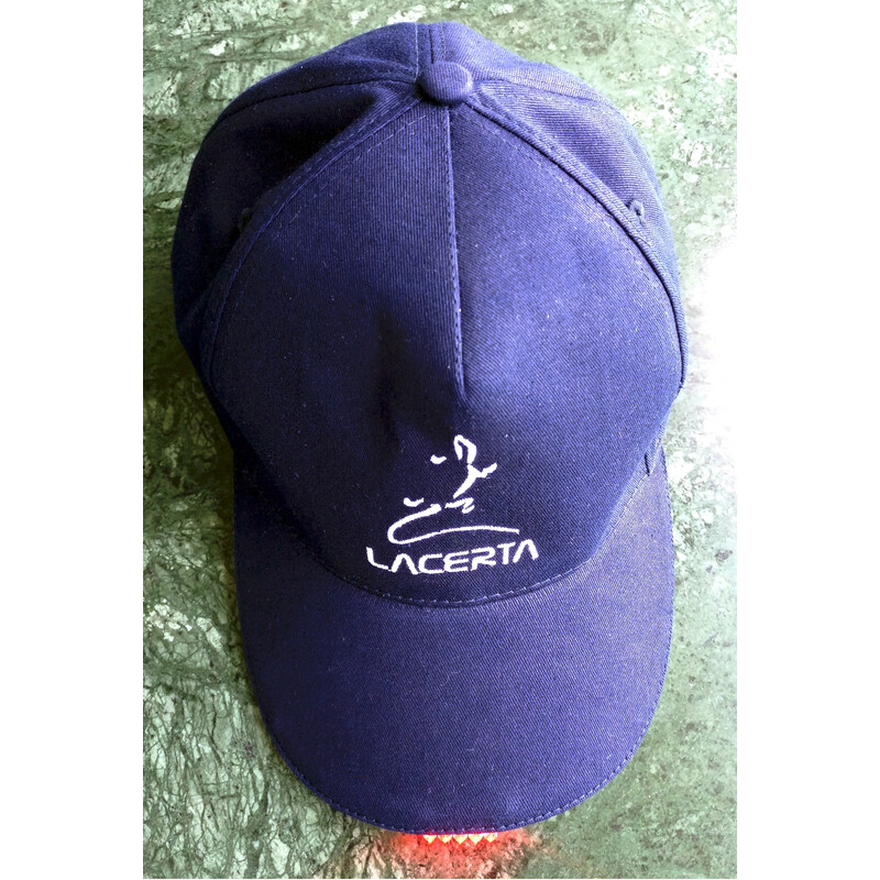 Lampe de poche Lacerta Éclairage LED rouge sur le capuchon