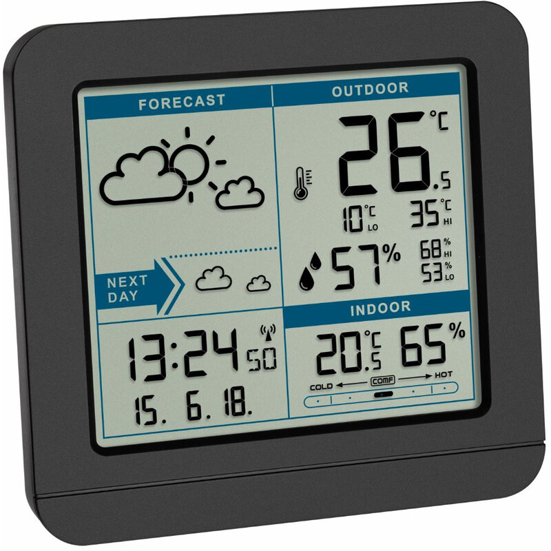 TFA Funk Wetterstation Sky schwarz