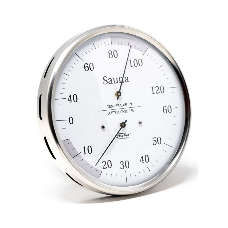 Station météo Fischer Thermohygromètre de sauna 160 mm