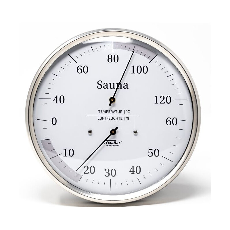 Fischer Wetterstation Sauna-Thermohygrometer 130 mm