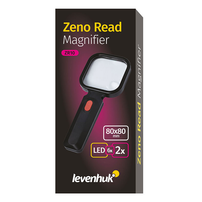 Loupe Levenhuk Zeno Read ZR10 White 80mm 2x / 6x