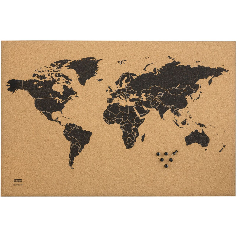 Idena Mappemonde sur tableau d'affichage