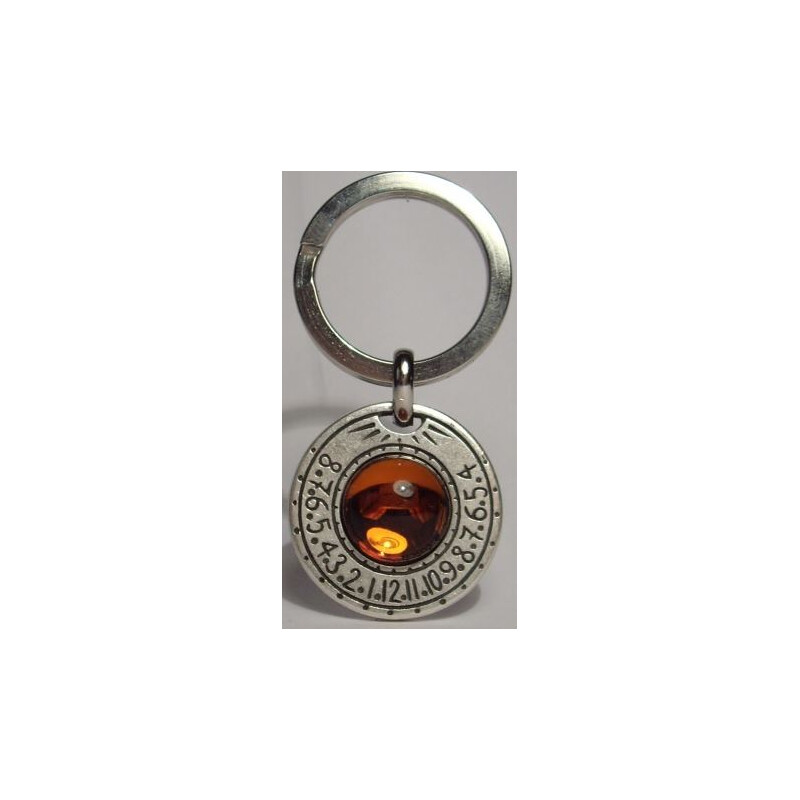 Ragalaxys Porte-clés Saturne Sundial Topaze