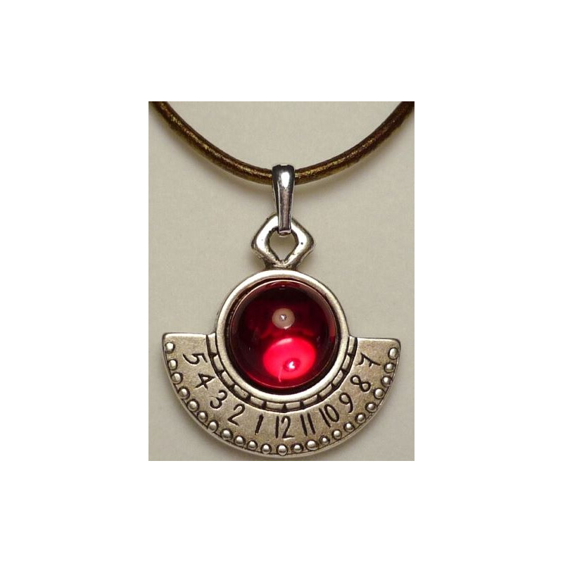 Ragalaxys Kette Hypatia Sundial Red