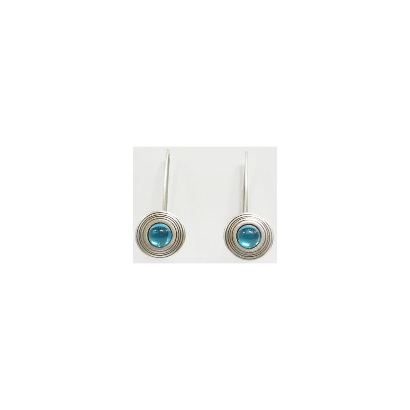 Ragalaxys Boucles d'oreilles Saturne Turquoise