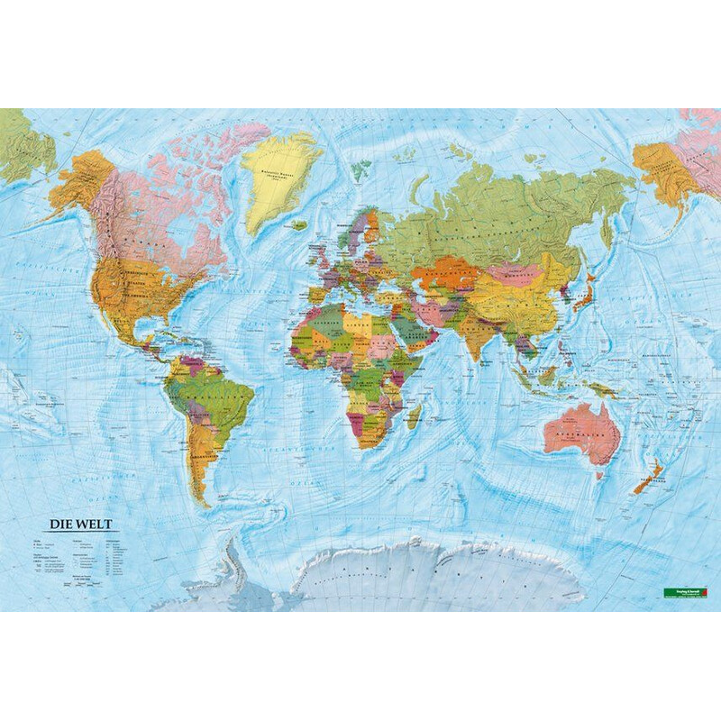 Mappemonde freytag & berndt Politique (100 x 70 cm)