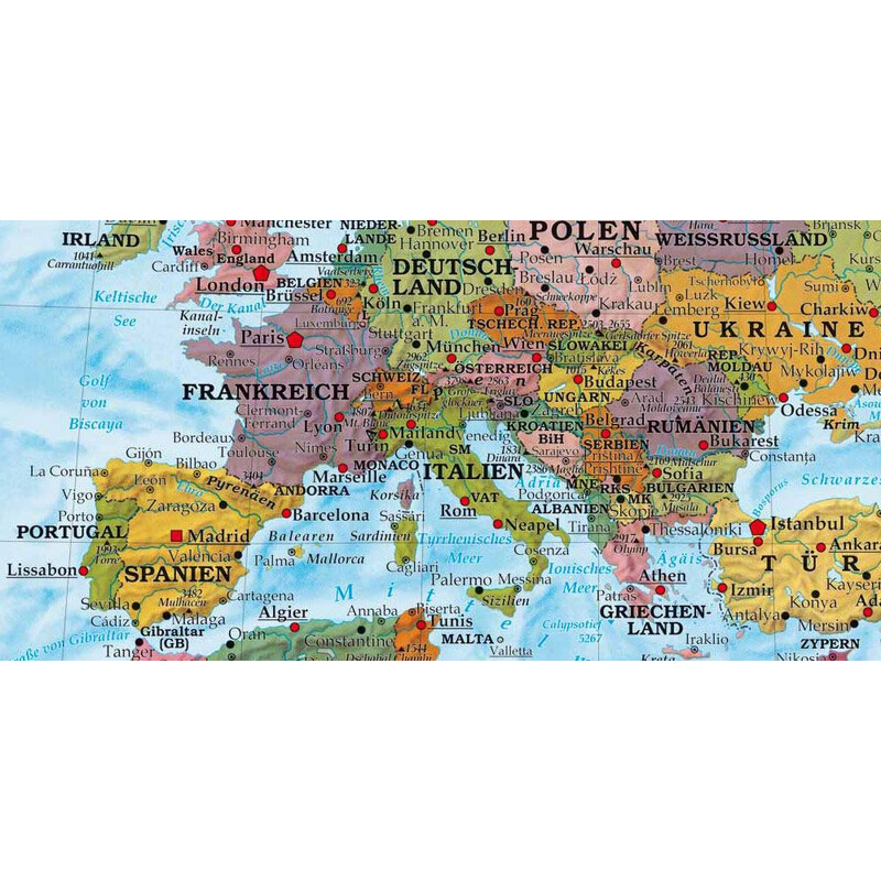 Mappemonde freytag & berndt World map political XXL