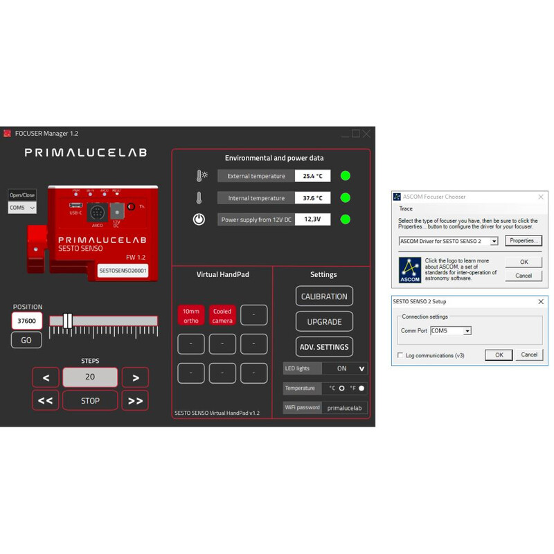 PrimaLuceLab Moteur de mise au point SESTO SENSO 2