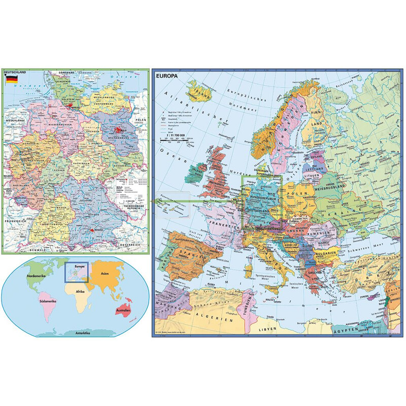 Support d'écriture Stiefel Schreibunterlage L'Allemagne et l'Europe dans le monde