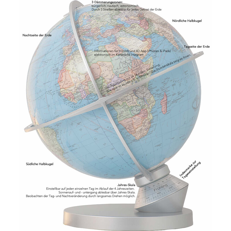 Globe Columbus Planet Erde 30cm