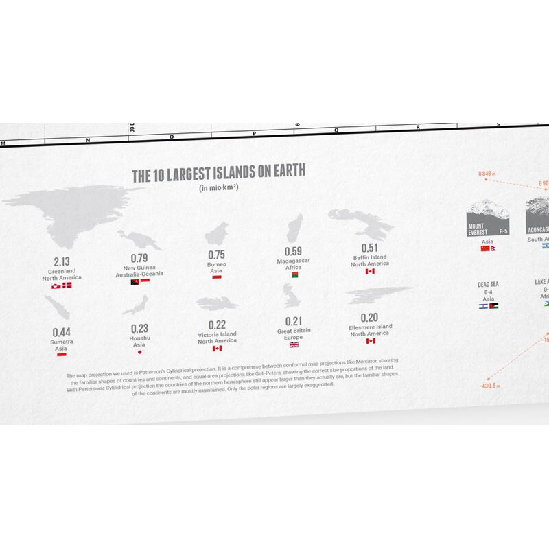 Mappemonde Marmota Maps Explore the World 100x70cm