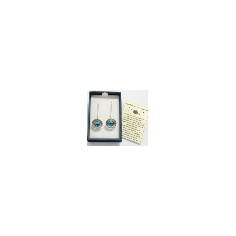 Ragalaxys Boucles d'oreilles Saturne irisées