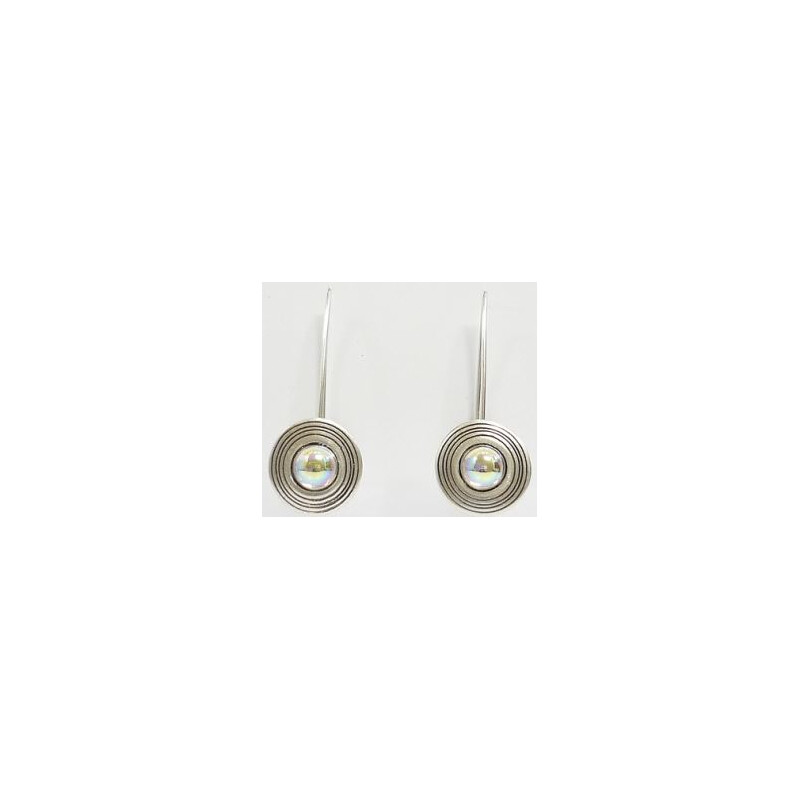 Ragalaxys Boucles d'oreilles Saturne irisées