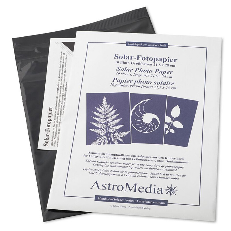 Kit AstroMedia Le papier photo solaire 21,5 x 28 cm