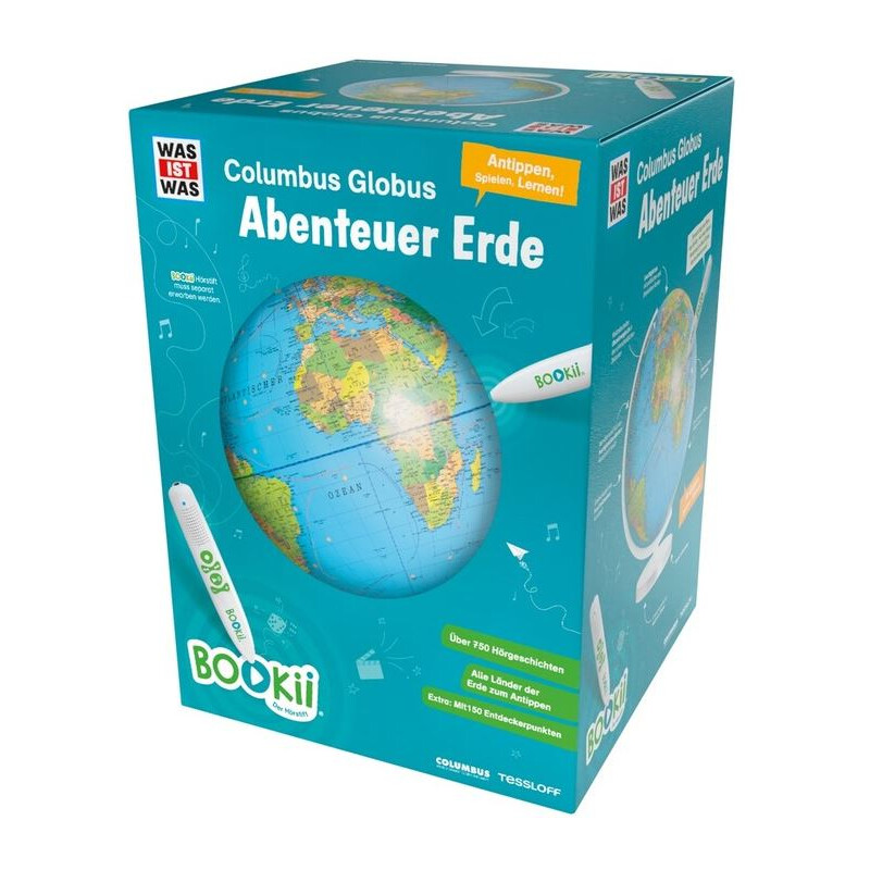 Globe pour enfants Tessloff-Verlag BOOKii Globus (ohne Stift) 34cm