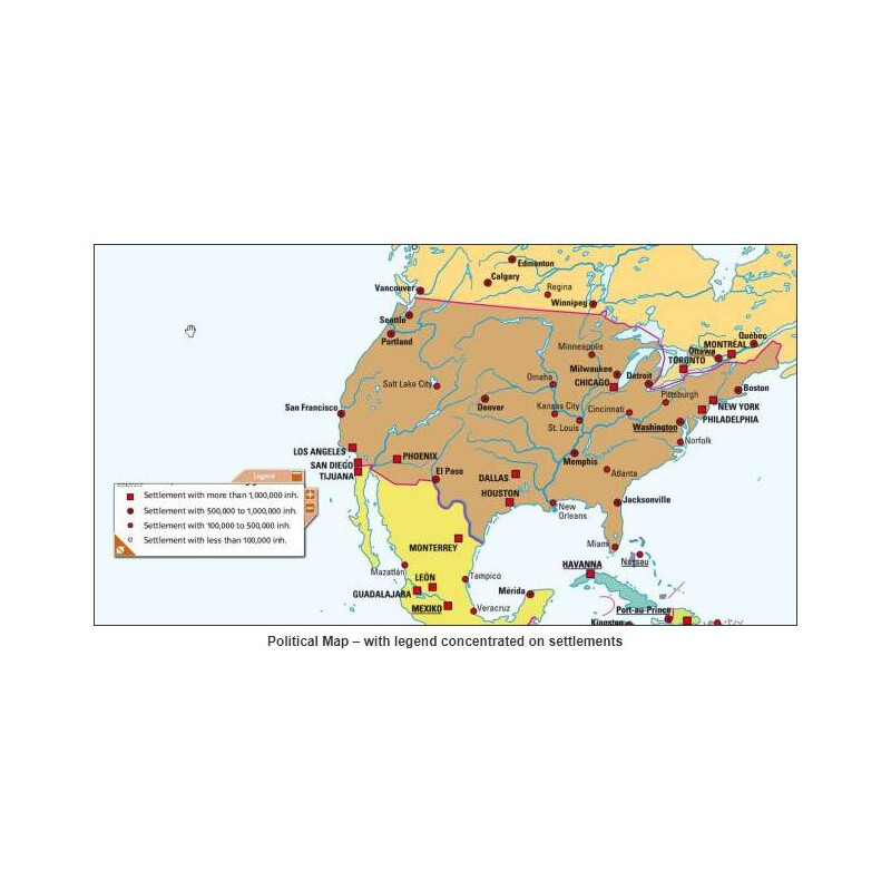 Logiciel Klett-Perthes Verlag Interactive Wall Map: World & USA