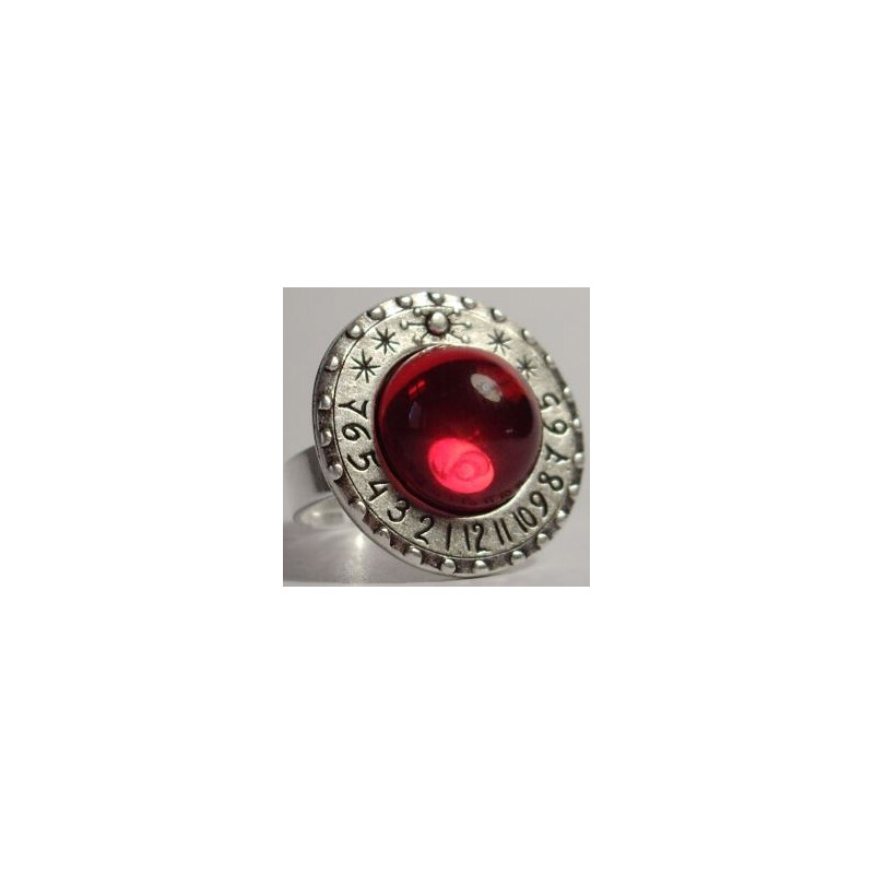 Ragalaxys Bague Saturne Rouge