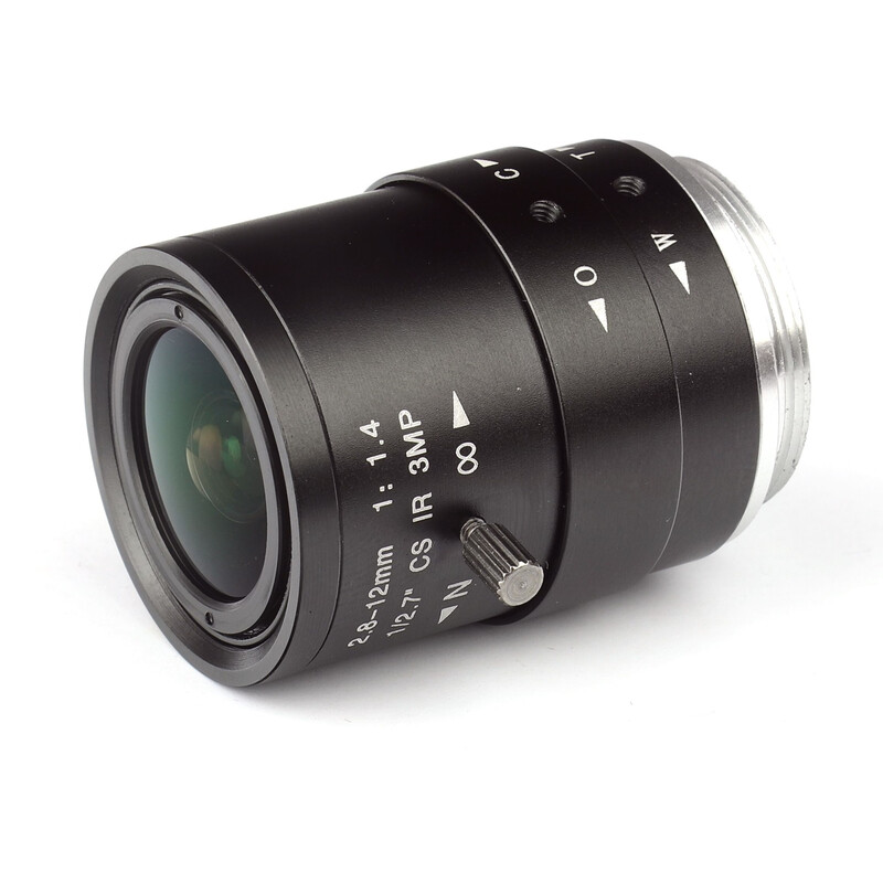 Omegon CS-Mount Objektiv 2,8-12mm f/1,4