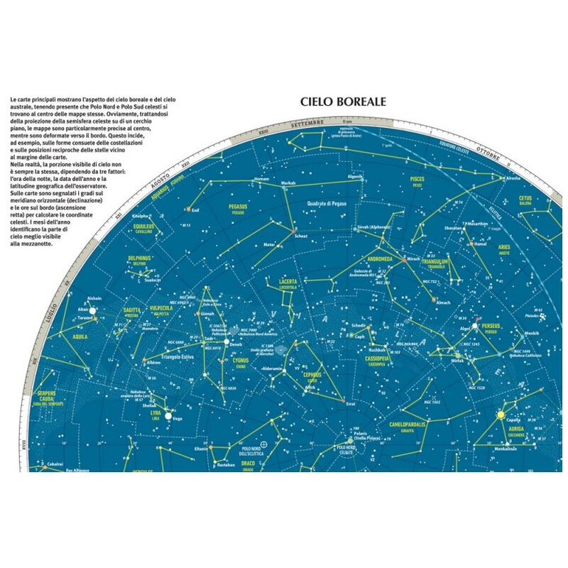 Affiche Libreria Geografica Il Cielo/ Le Costellazioni dello Zodiaco astronomico