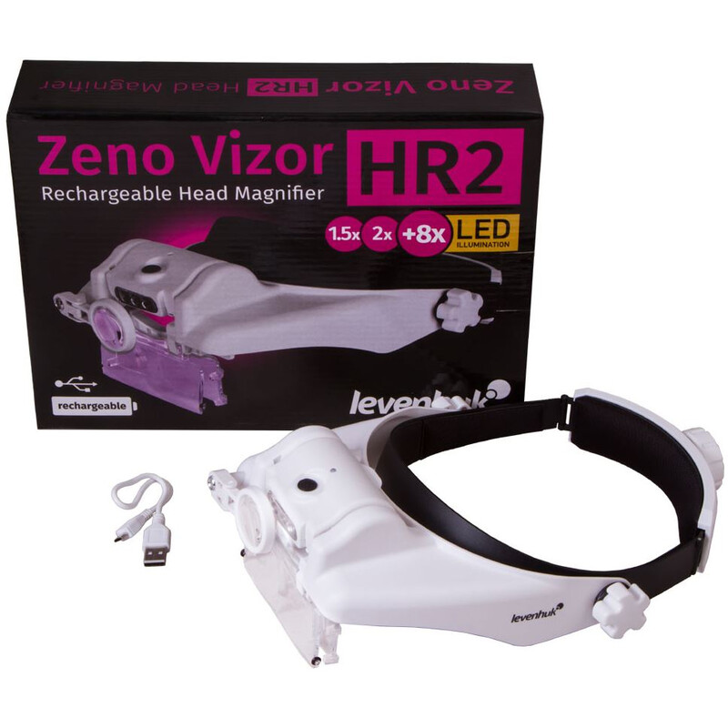 Loupe Levenhuk Zeno Vizor HR2 rechargeable