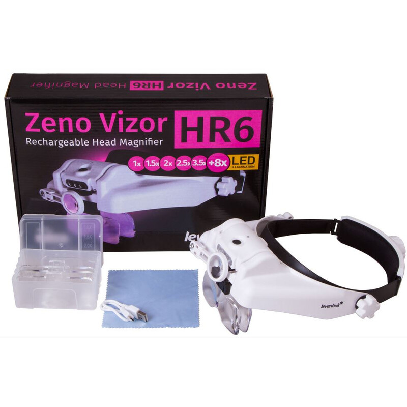 Levenhuk Lupe Zeno Vizor HR6 rechargeable