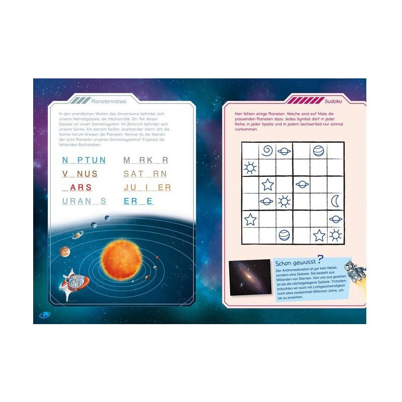 Tessloff-Verlag Le petit Major Tom. Le plaisir des devinettes Planètes